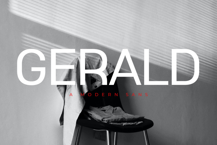 Preview of Gerald Sans Font