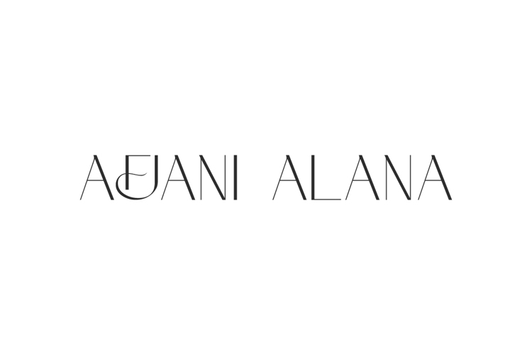 Preview of Afjani Alana Font