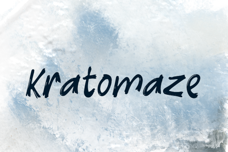 K Kratomaze Font