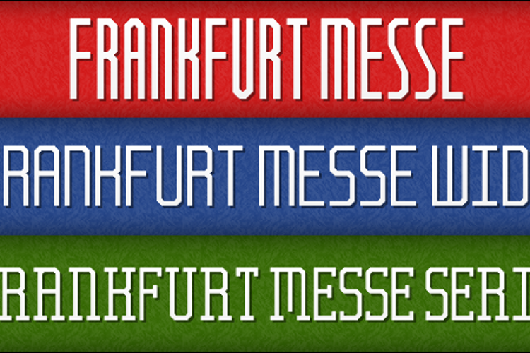 Frankfurt Messe Font