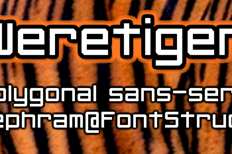 Weretiger Font