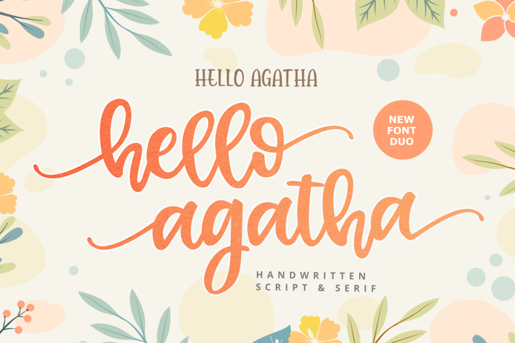 Hello Agata Script Font