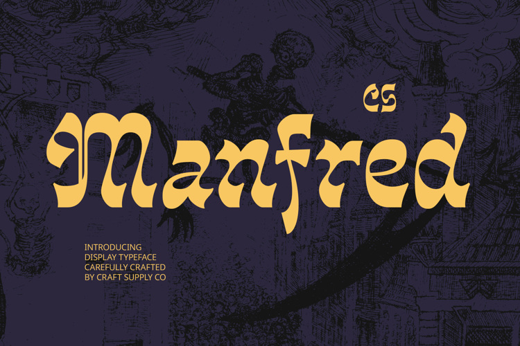Preview of CS Manfred Font