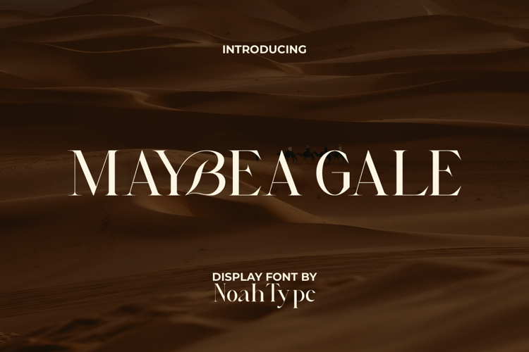 Preview of Maybea Gale Font