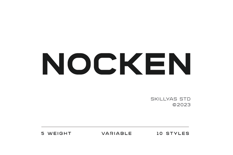 Nocken Font