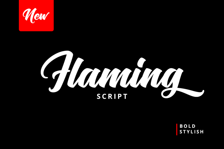 Flaming Font
