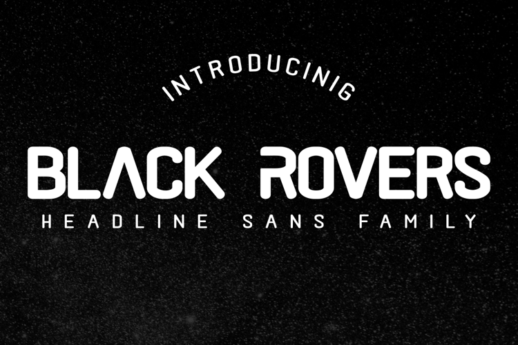 black rovers Font