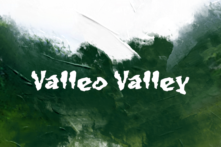 Preview of v Valleo Valley Font