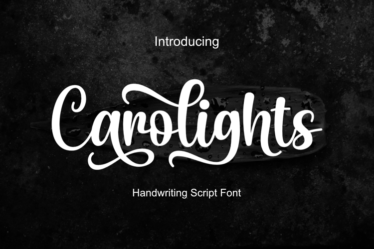 Preview of Carolights Font