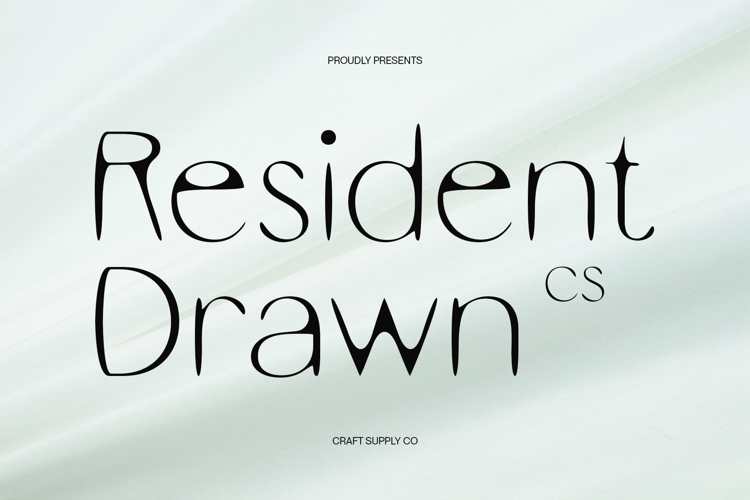 Preview of CS Resident Drawn Font