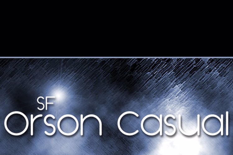 SF Orson Casua Font