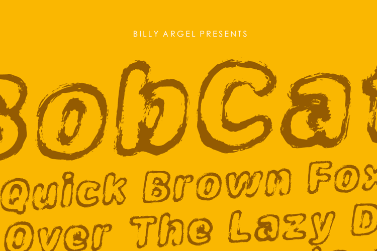 Bob Cat Italic Font