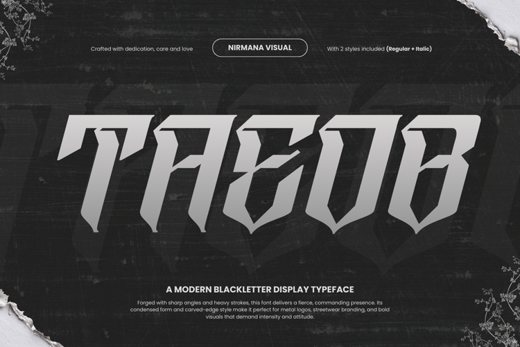 Preview of Taeob Gothic Font