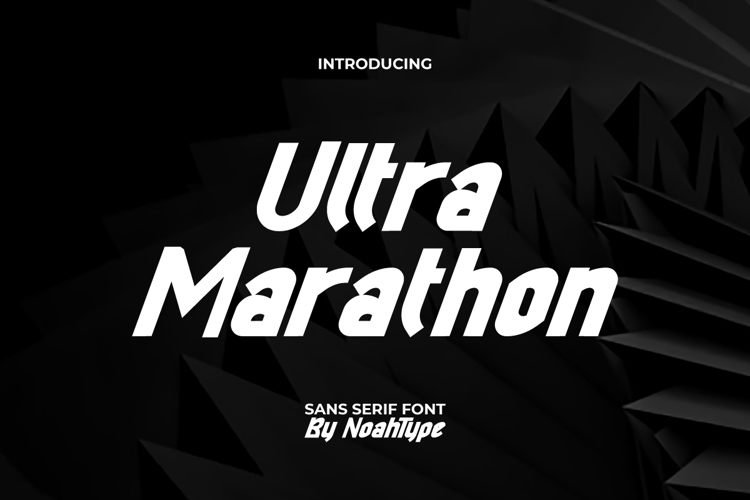 Ultra Marathon Font