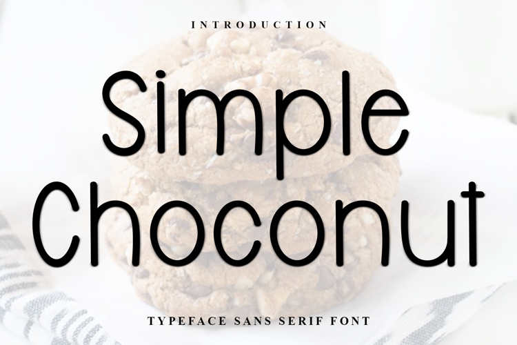 Simple Choconut Font