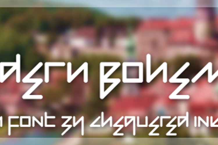 Modern Bohemian Font