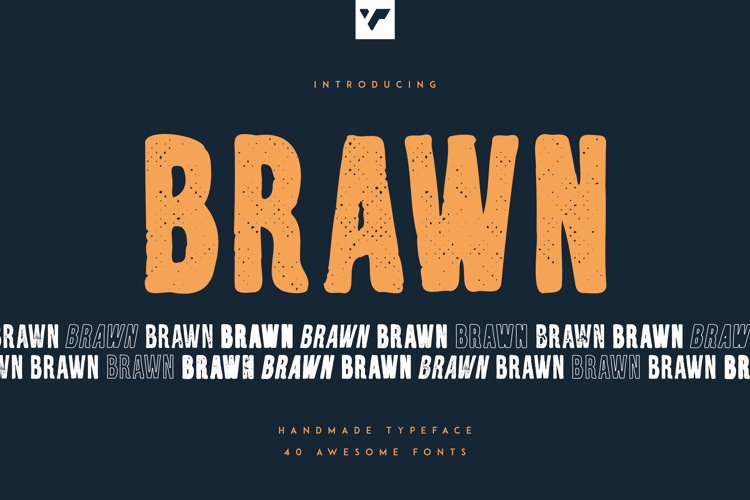 Brawn Italic Dots Font