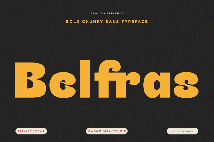 Preview of Belfras Font