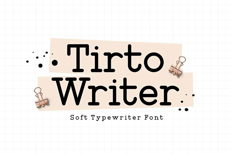 Tirto Writer Font