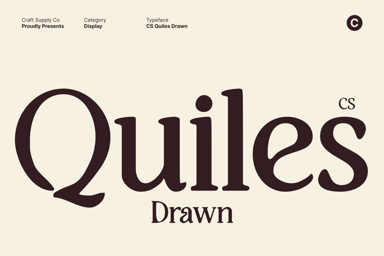 Preview of CS Quiles Drawn Font