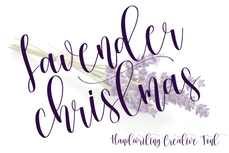 Lavender Christmas Font