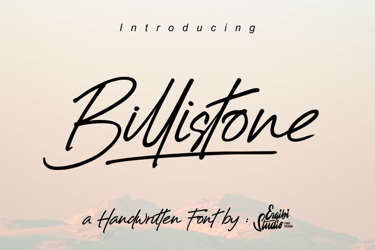 Billistone Font