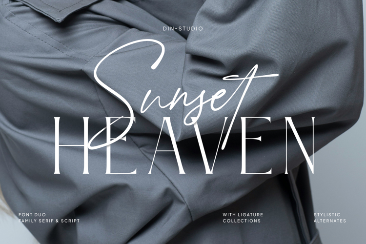 Sunset Heaven Only Font