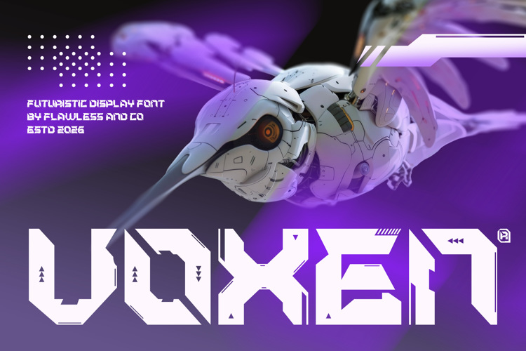 Preview of VOXEN Font