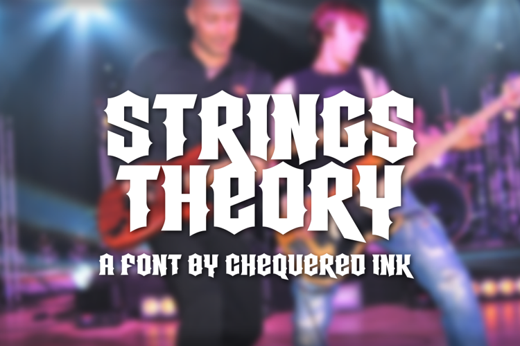 Strings Theory Font