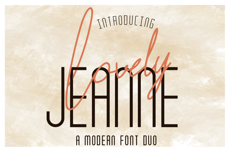 Lovely Jeanne Script Font