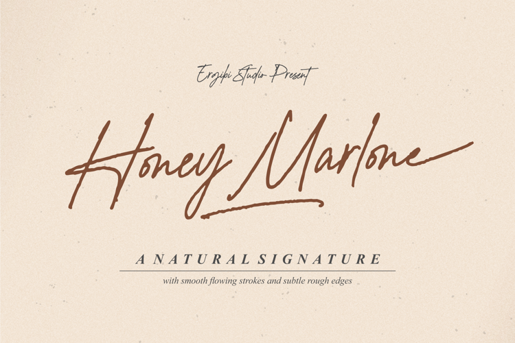Preview of Honey Marlone Font