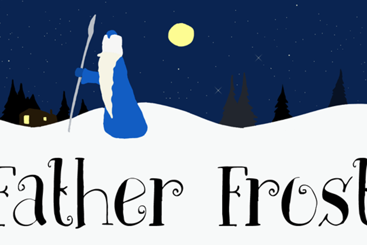 DK Father Frost Font