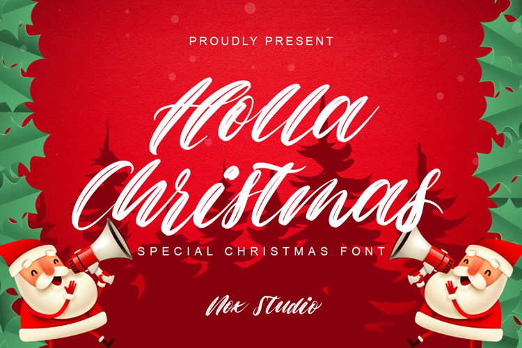 Holla Christmas Font