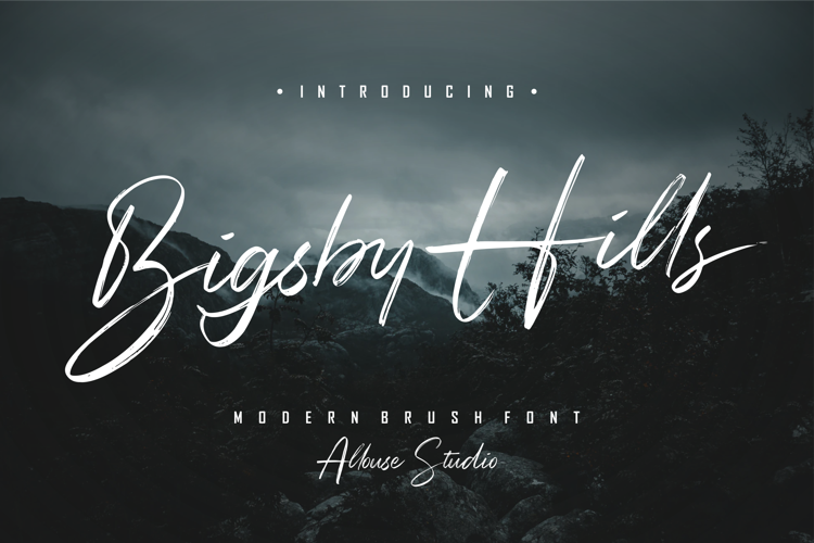 Bigsby Hills Font