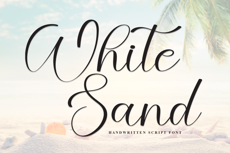 Preview of White Sand Font