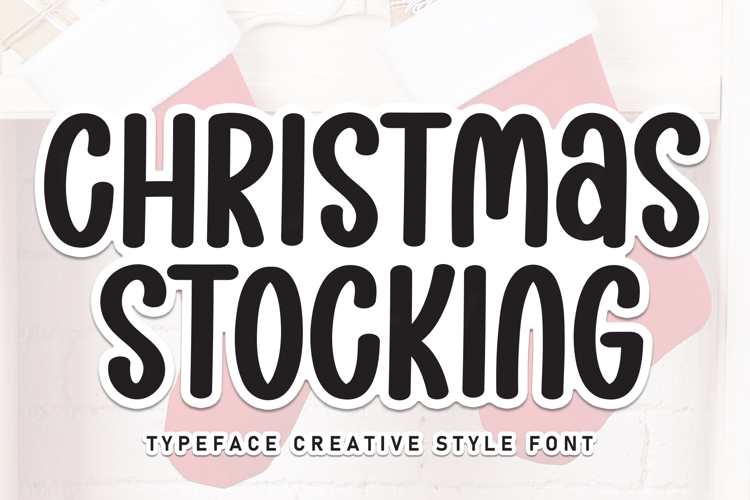 Preview of Christmas Stocking Font