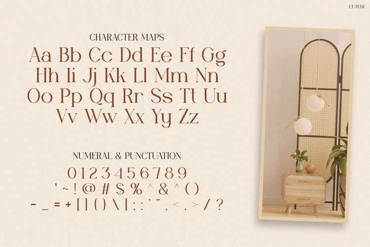 Preview of Cutesy Font