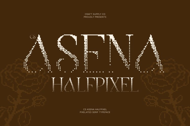 Preview of CS Asena Halfpixel Font