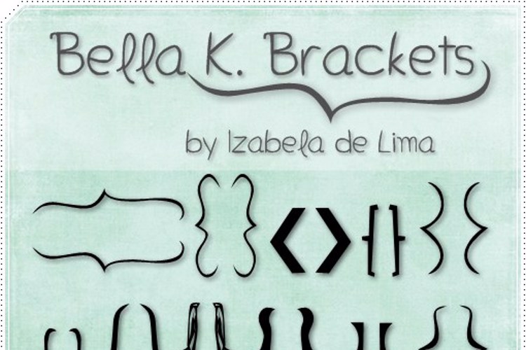 Bella K. Brackets Font