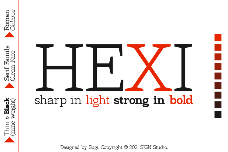 Hexi Font