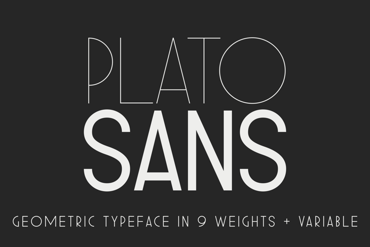 Plato Sans Display Font