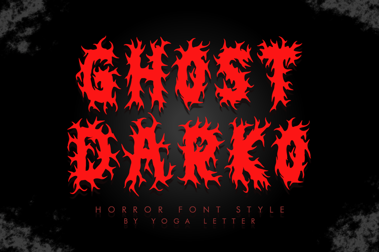 Preview of Ghost Darko Font