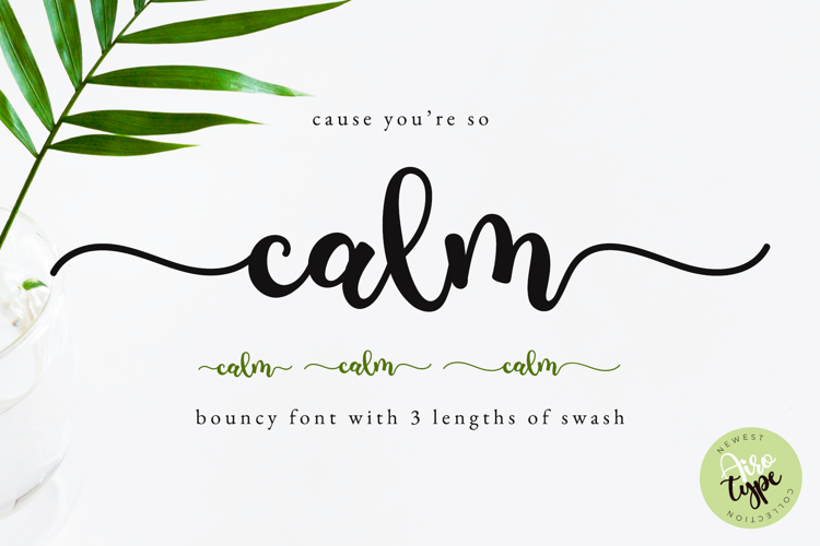 Calm Script Font