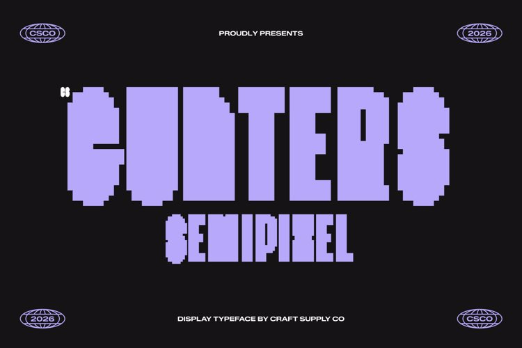 Preview of CS Gunters Semipixel Font