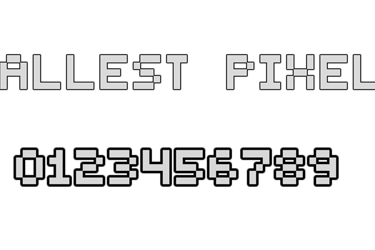 Smallest Pixel-7 Font