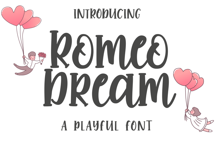 Preview of Romeo Dream Font
