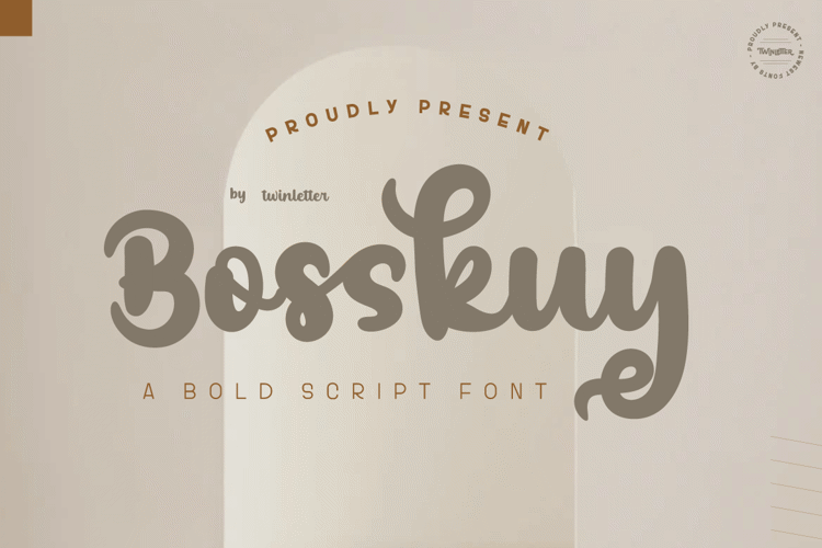 Bosskuy Personal Font