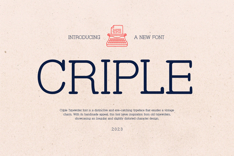 Preview of CRIPLE Font