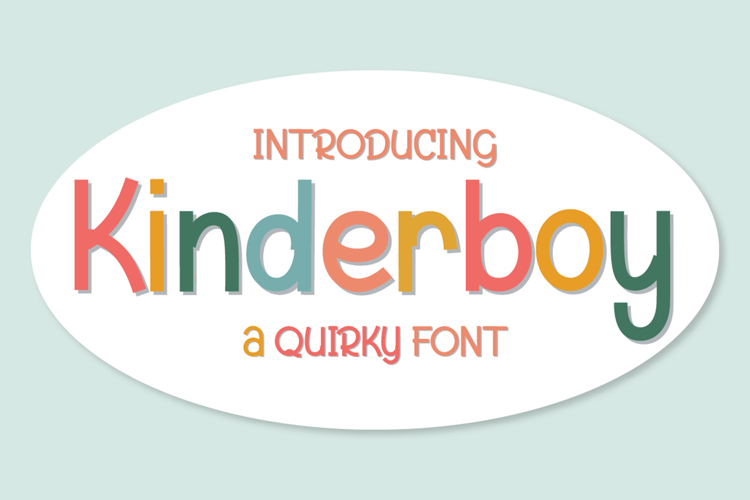 Preview of Kinderboy Font