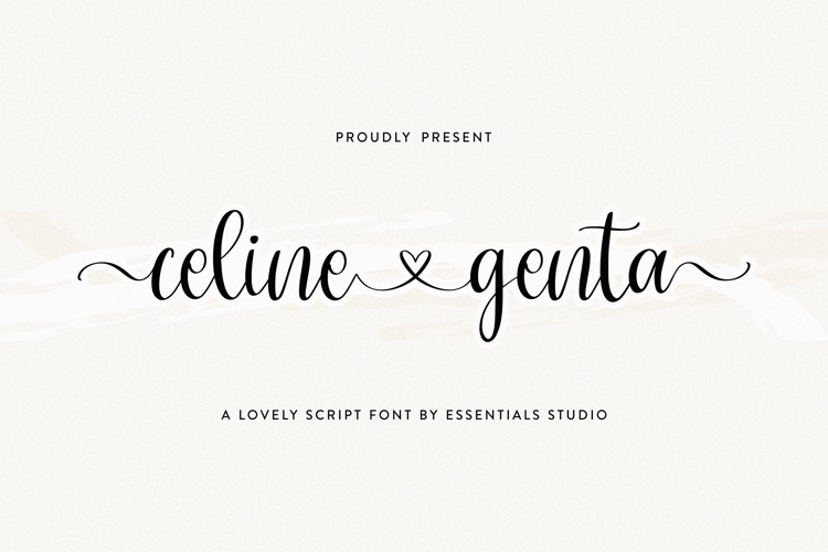 Celine Genta Font